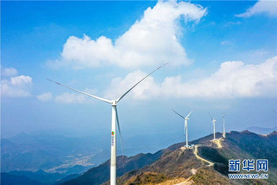 風電長廊 綠色發展的壯麗畫卷